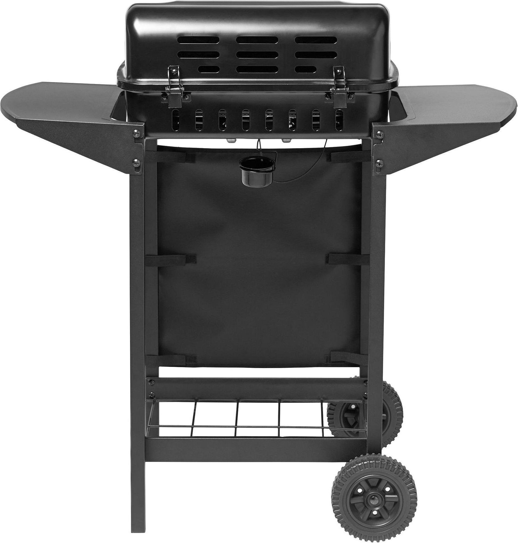 NEW Tesco 2 Burner Gas BBQ with 2 Side Tables Black 5057545226872 eBay